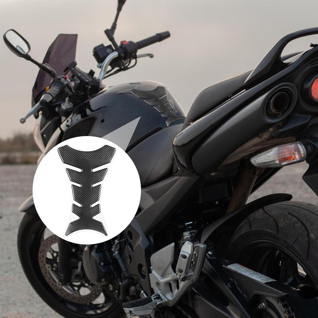 Gevrkjenp Motorcycle Tank Protector, Motorcycle Tank Pad,Motorcycle Tank Sticker Waterproof Motorcycle Pad Fishbone |