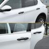 Exterior Door Handle Grab Cover Trim with Smart Key Hole for Alfa Romeo Giulia 2017-2019 Carbon Fiber Exterior Car Accessories