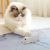 ABS Moving Mouse Cat Toy Moving Plush Cat Toys In Mouse Shape Interactive Decorative Cat Chasing Toys Funny Kitten Stuffed Toy