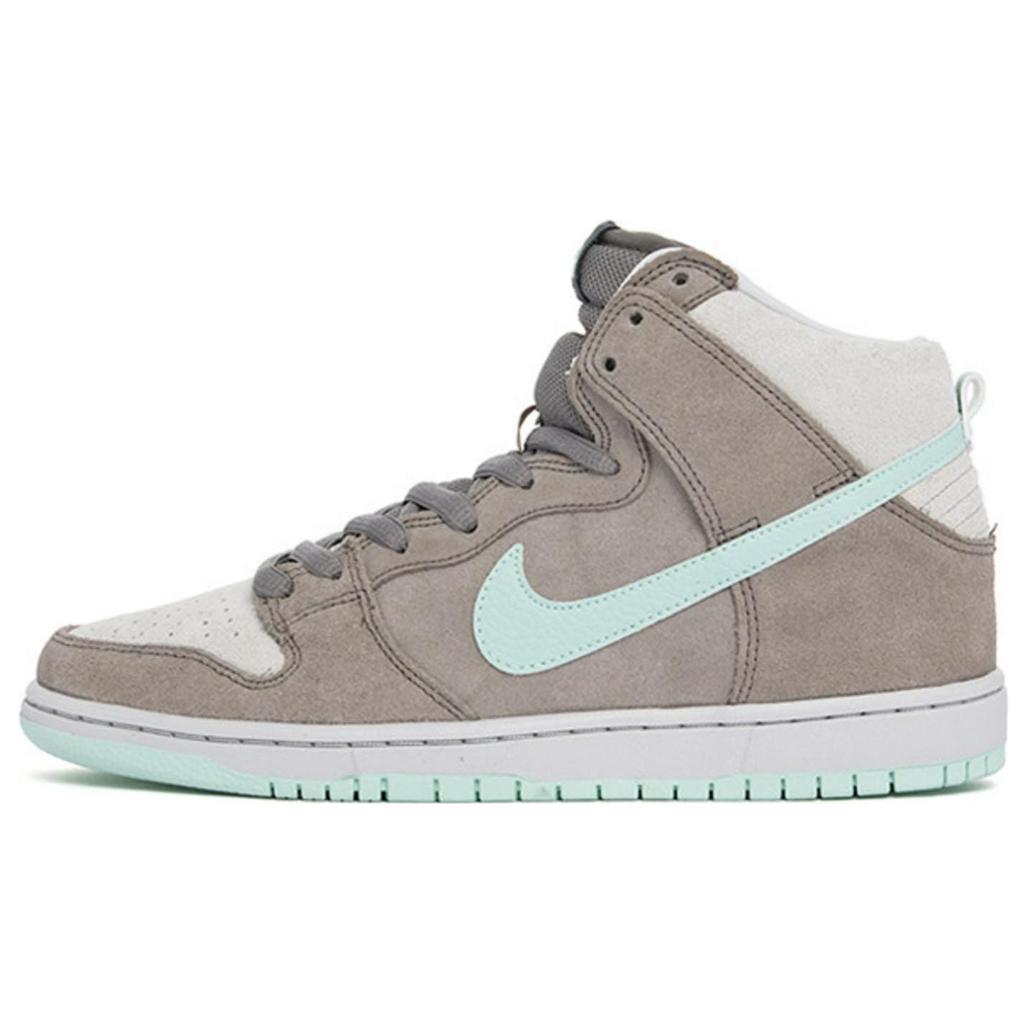 New Nike Sb Dunk High Soft Grey Mint 305050-030