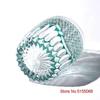 Japanese Top Edo Kiriko Hand Carving Crystal Whiskey Glass Green Chrysanthemum Sea Wave Brandy Liquor Snifter Wine Cup Drinkware