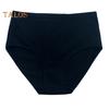 High Waist Women Underpants Tummy Control Plus Size Knitted Solid Color Panties High Elasticity Cotton Briefs Full Butt Coverage Underwear