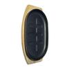 ZISIZ Cast Iron Steak Plate & Grill Pan Set