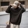 TonLion Men's High-Neck Textured Knit Sweater