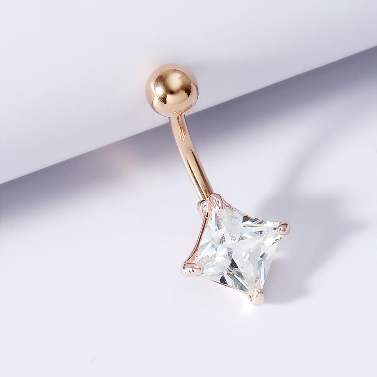 

Lan Lu S Новый ромбовидный вермикулитовый гвоздь для пупка - Зажимная вермикулитовая пряжка для пупка в форме ромба