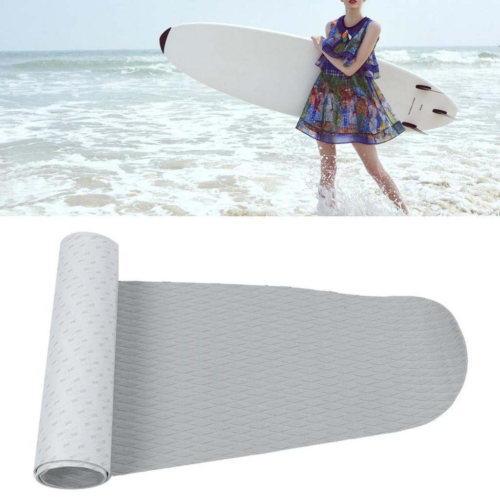 EVA Anti-Rutsch-Pad Rautenmuster mit Klebeband für Deck Surfbrett (schwarz)