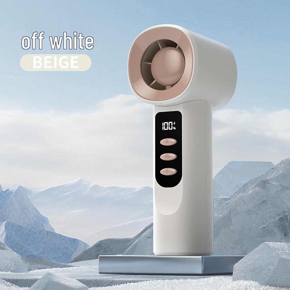 

High-Speed Handheld USB Rechargeable Mini Fan – Portable Outdoor Electric Display Fan 123*53*44