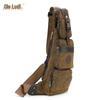 Retro Canvas Crossbody Crescent Bag - Large Capacity Men's Chest Bag