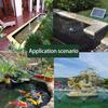 Kits de Pompe de Fontaine à Énergie Solaire 1,5W/5W Pour Bassins de Jardin Extérieurs Avec Hauteur de Jets Réglable Multiples Buses
