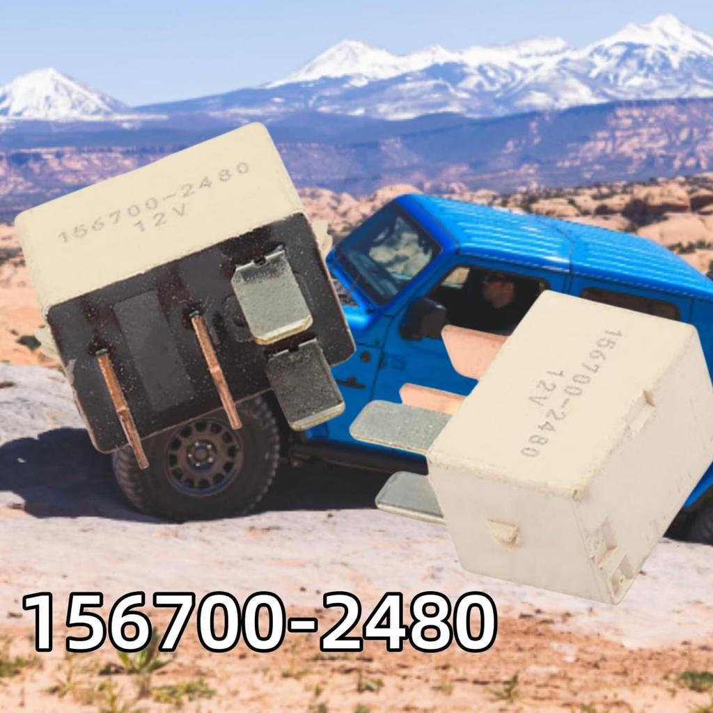 1 Pack Relay 156700-2480 4 Pin Compressor Clutch Automotive Relay