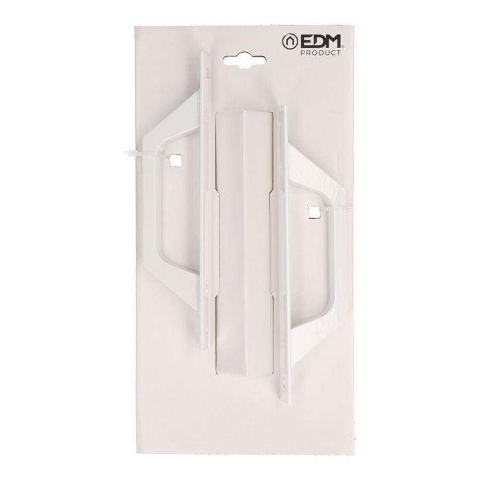 Poignée droite - Blister pack - 6804 - Aluminium - Finition blanche - 2 unités