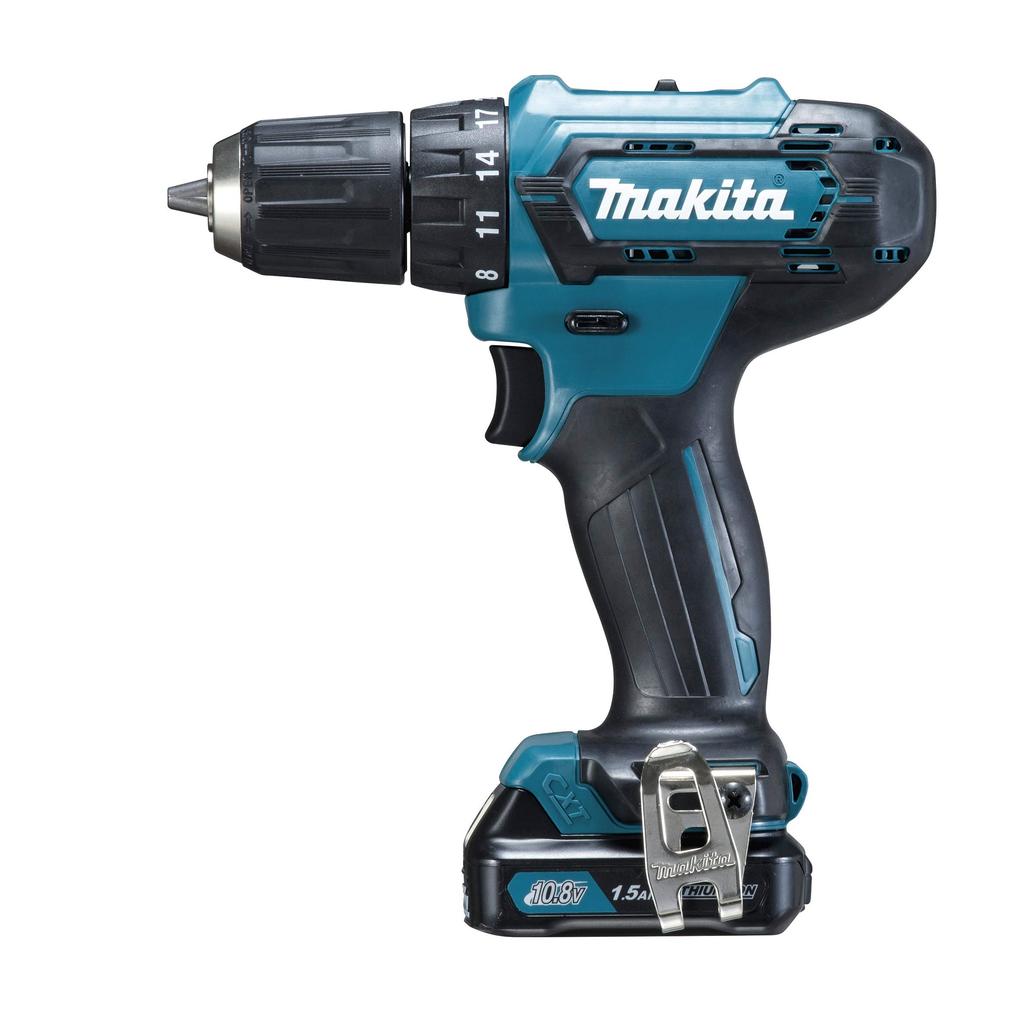 Makita DF333DSHS Rechargeable Driver with and Tool Bag Drill, 10.8V 1.5Ah, Battery, Charger,