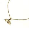 [Juraise] Hawaiian Jewelry K24 Pure Gold Plated K24 Pendant Necklace Plumeria Scroll Birthday Gift