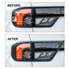 2PCS/SET Matte Black Taillight Tail Lights Cover Rear Light Cover Protection For Ford Everest  2025 2025 4X4 Car Accessories