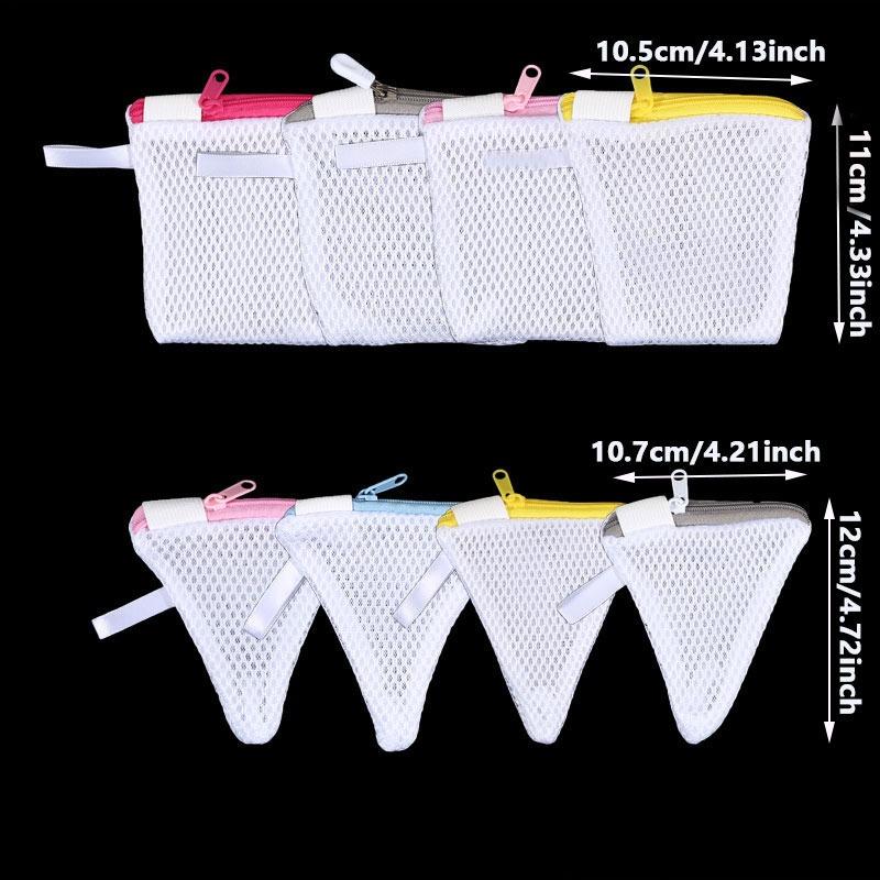 Wäschebeutel für Socken & Kleinteile mit Reißverschluss, Wäschebeutel mit Eckdesign, Kompatibel mit Waschmittel
