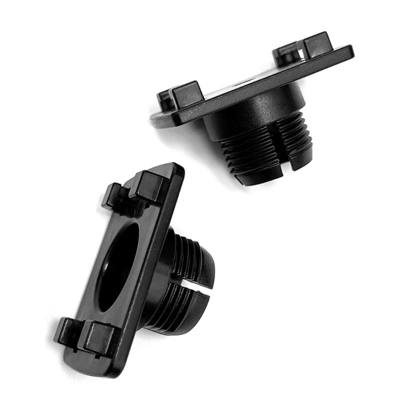 Adattatore Rotondo da 17mm Rotondo Morto a 4 Fibbie Adatto per la Maggior Parte dei Supporti per Telefono e Tablet per Auto Installazione Facile