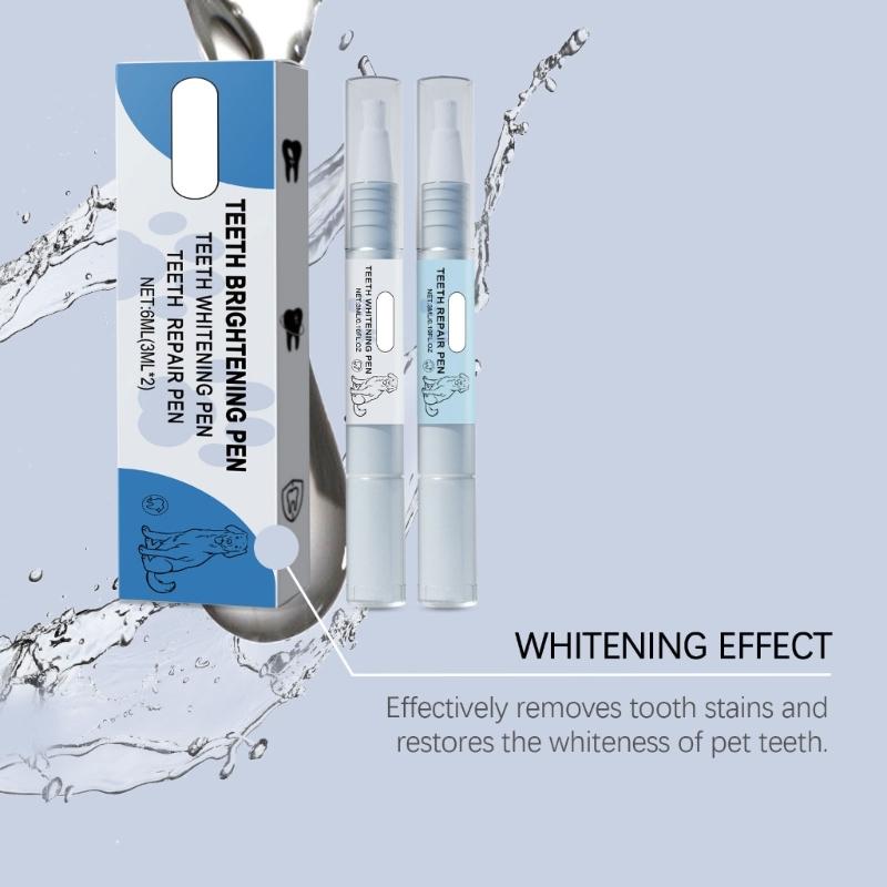 Pet Toothbrush Easy To Use for Dogs Teeth Care Dogs Cats Cleaning Mouth Brush Preventing Bad Breath Tartar Gums Problems