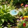 Bienenwassertränke mit Ständer, Schmetterlings-Trinkstation Gartenkunst, Vogeltränke mit Blumen für den Außenbereich, Geschenk für Bestäuber