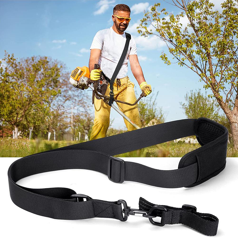 1pc Trimmer Shoulder Strap Lawn Mower Harness Strap Shoulder Nylon Belt for Brush Cutter Garden Tool Accessories