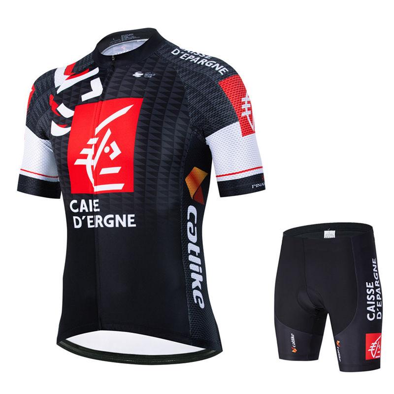 

Комплект летней командной веломайки Caisse 2025 Ciclismo ClMaillot Ropa Ciclismo Велосипедная дышащая велосипедная одежда Униформа It Hombre 5XL