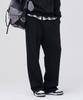 CHASECULT Unisex Mink Fleece-Lined Wide Pants - Black