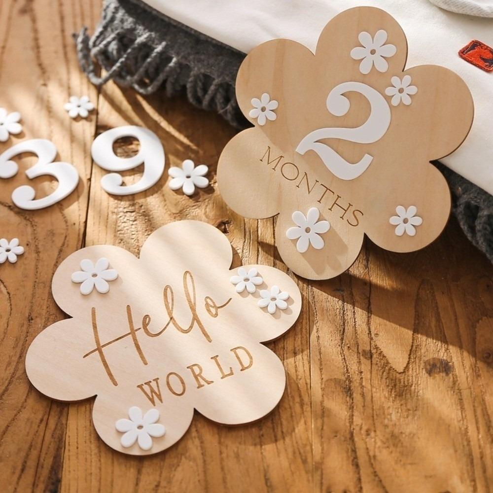 Calendar Baby Milestones Card Handmade Infant Birth Month Recording Card  Digital Photography