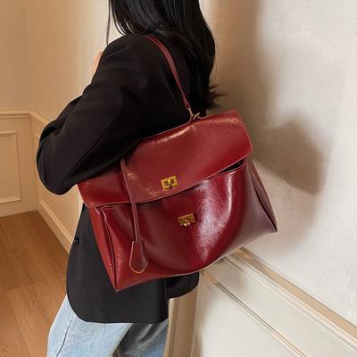 Große Kapazität Tragetasche Damen 2025 neuer Rucksack, High-End Mode Schulter Umhängetasche Tide