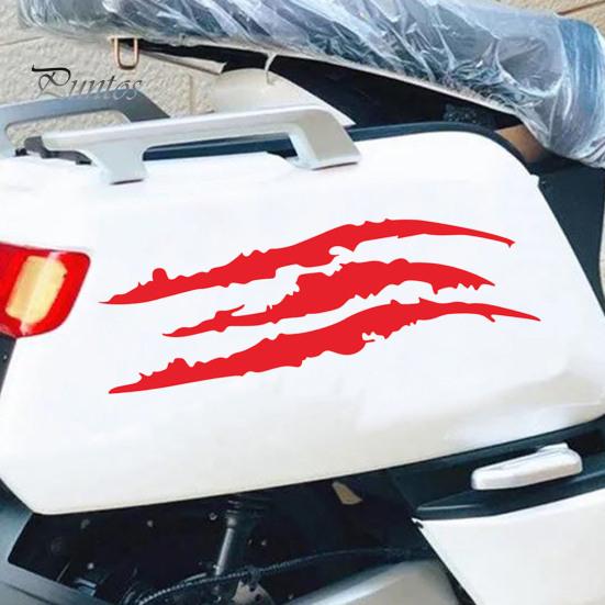 Sporty Car Exterior Trim 2Pcs Claw Mark Decals for Cars, Headlight Sticker, Stripes Waterproof Sticker Scratch Decal Sports Cars SUV Pickup