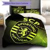 sporting fc Pattern Bedding Home Decoration Birthday Gift (1 * duvet cover + 2 * pillowcase, without core)