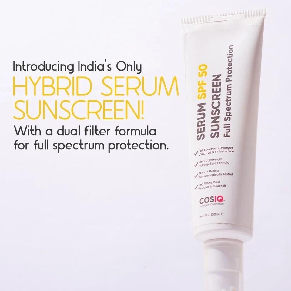 COS-IQ All Sunscreen Serum SPF 50 PA++++ Broad Spectrum - 100ml