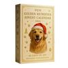 2025 Dog Advent Calendar 24 Days Cute Dog Ornaments Labrador German Shepherd Christmas Countdown Calendar Collectible Holiday Gift for Dog Lovers