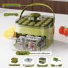 Food-Grade Ice Cube Mold Maker Press Tray for Refrigerators