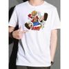 Nika Luffy Gear 5 ONE PIECE Anime Men Women Summer T-shirt Harajuku Retro Short Sleeve Loose Oversized Casual Comfort Y2k Top