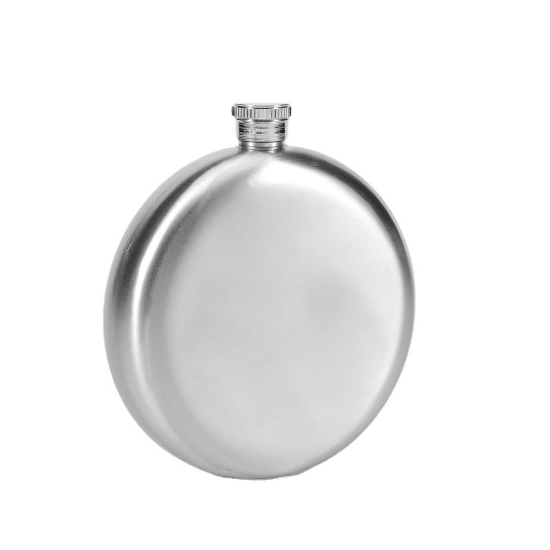 Round 5oz Stainless Steel Hip Flask Paint Whiskey Wine Bottle Alcohol Liquor Pocket Flagon Colorful