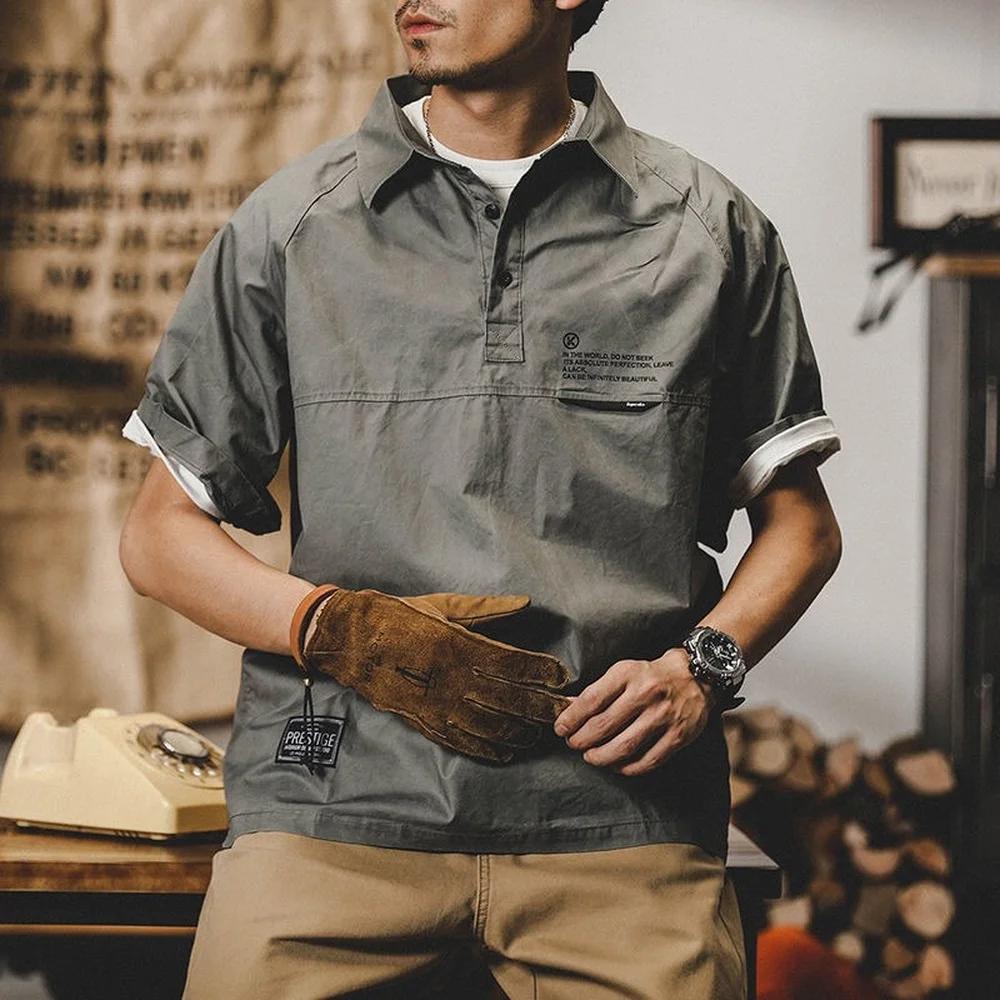 T-Shirt Men Fashion Summer T-shirt Mens Work Wear Street Fashion Short Sleeve Shirts Men Clothes