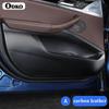 Leather Carbon Fiber Sticker Door Anti Kick Cover Protection Mat For BMW 1 2 3 4 5 6 Series F52 F22 F30 F32 G30 G32
