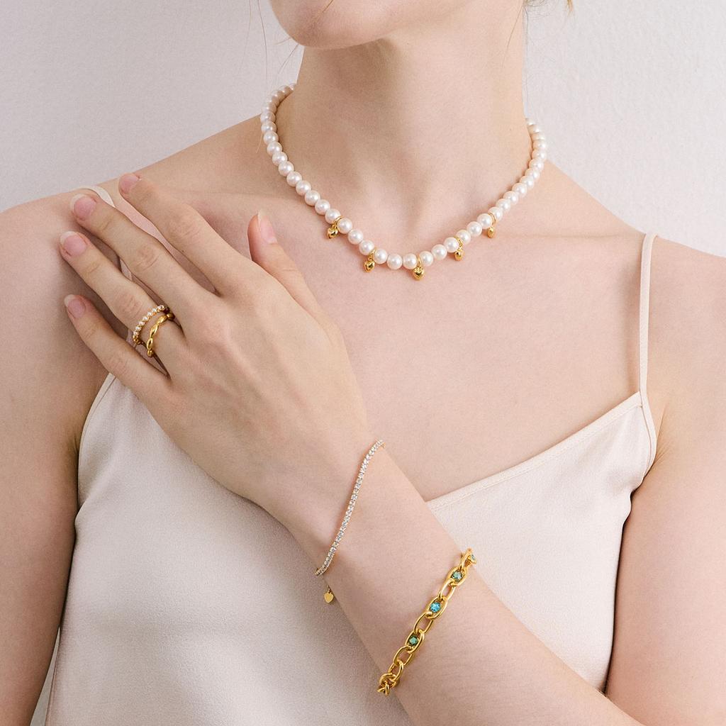 Mezmic Florence Gold Chain Bracelet
