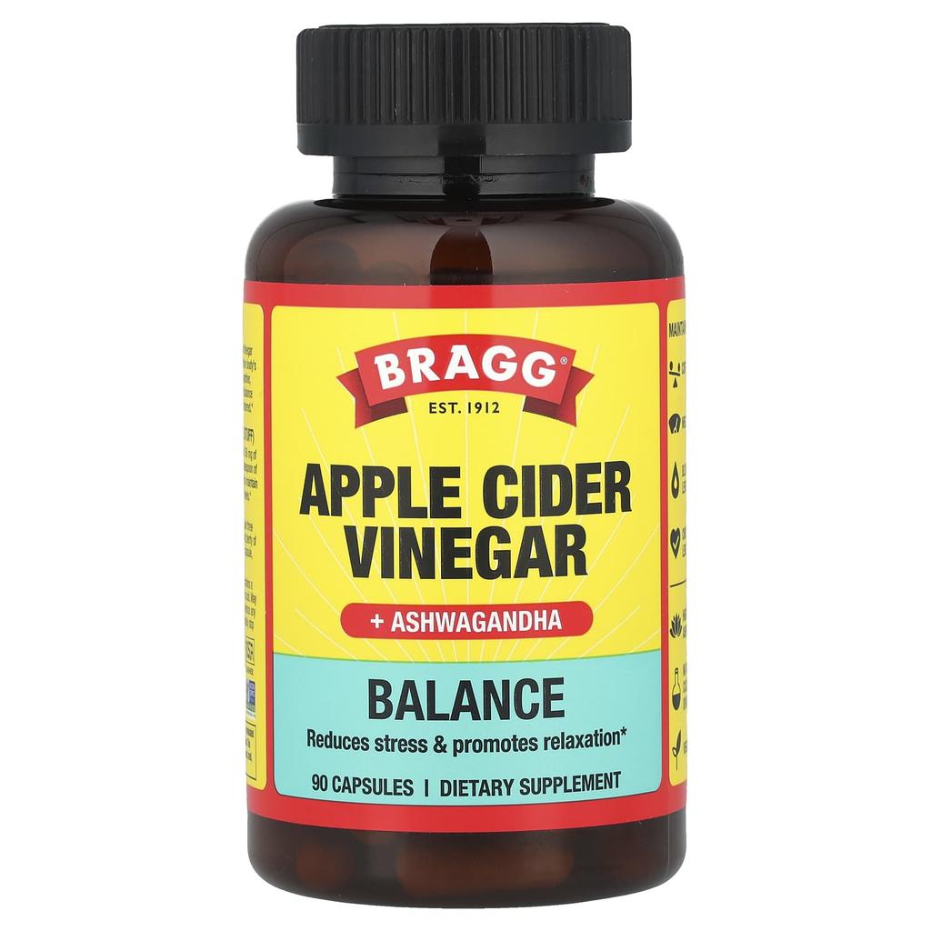 Apple Cider Vinegar + Ashwagandha, 90 Capsules