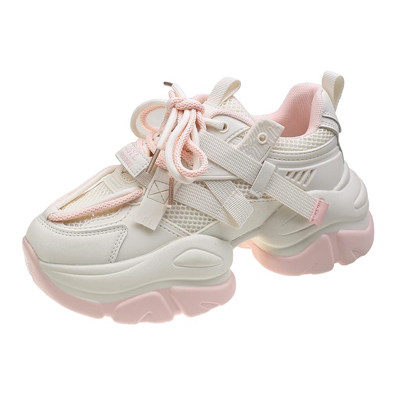 New Spring and Autumn High Quality Brand Female Sport Shoes Platform Women's Sneakers Fashion Cool Outdoor Walking Daddy Shoes