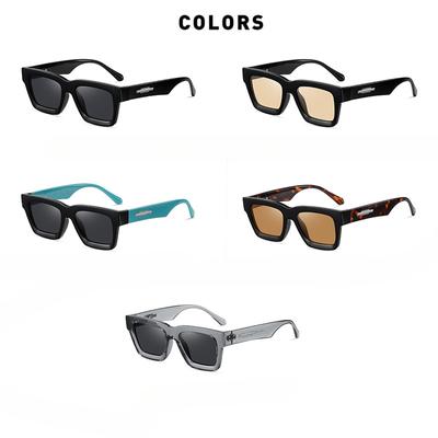 Personality Trend Box Sunglasses Female 1.1TAC Polarizer Online Celebrity TR90 UV Sunglasses with The Same Paragraph.