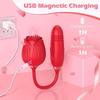 Rose-Sucking Vibrator for Women Clit Sucker Vagina G Spot Thrusting Vibrator Stimulator Female Masturbator Adult Sex Toy