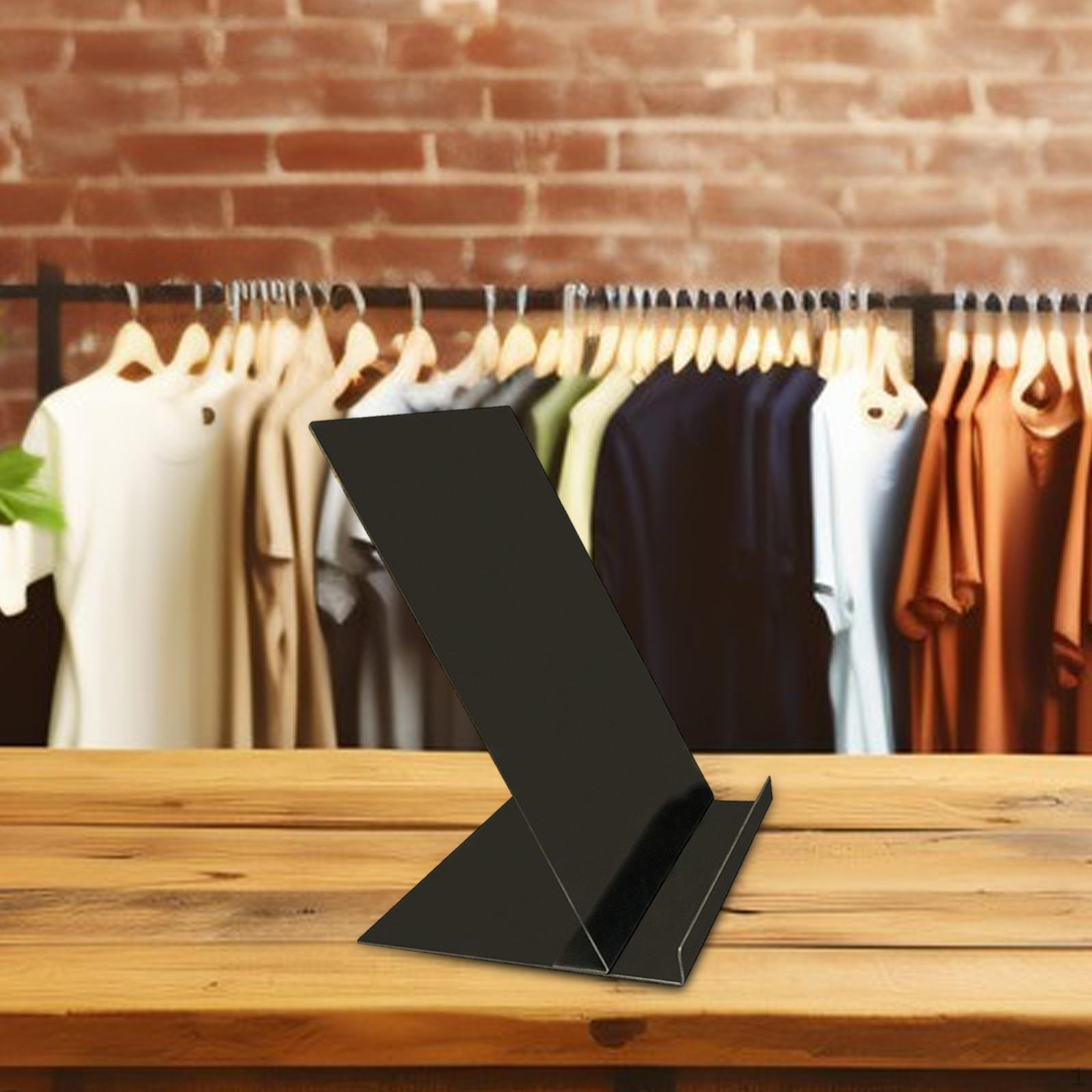 

Стойка для демонстрации одежды, Держатель для рубашек, Подставка для взрослой одежды из нержавеющей стали для домашнего использования black