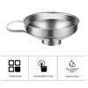 Popular Multi-purpose Stainless Steel Wide Mouth Canning Funnel Thick Salad Dressing Funnel Oil Leak Kitchen Cooking Tools