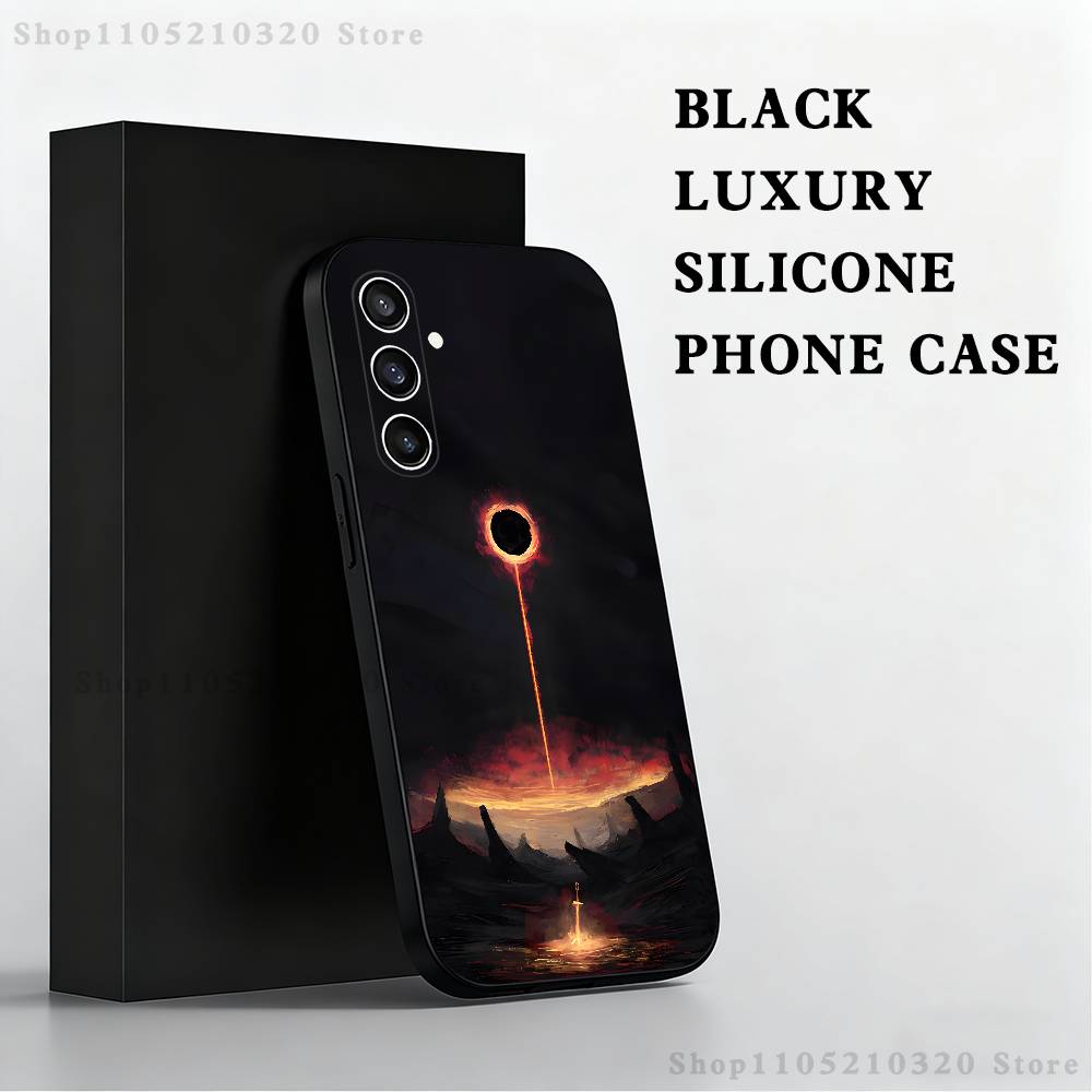 D-Dark S-Souls Game Phone Case For Samsung S 25,24,23,22,30,21,10,9,Ultra,Plus,Lite,FE,4,5 G Black Soft Case
