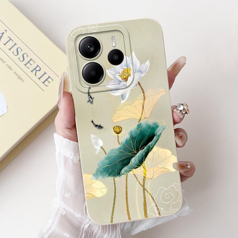For Xiaomi Redmi Note 14 Pro Plus / Redmi Note 14 14s Note14 Pro Phone Case Silicone Soft Back Cover Dragon Cat Flower Butterfly