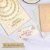Creative Folding 3D Birthday Card with Envelope Postcard Happy Birthday Card Handmade Surprise Gift Card Party Supplies