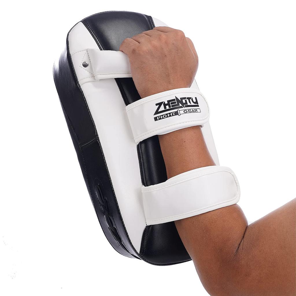 ZHENGTU Sparkskydd, Slagskydd, Boxningshandskar, Lätta, för kampsport, Karate, Träning, Övning, Boxningsträning... (Svartvitt)