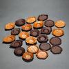 Hand-Woven Tea Coaster Chinese Retro Bamboo Heat Insulation Cushion Creative Mini Fruit Plate Zen Teacup Rests Teaware Accessory