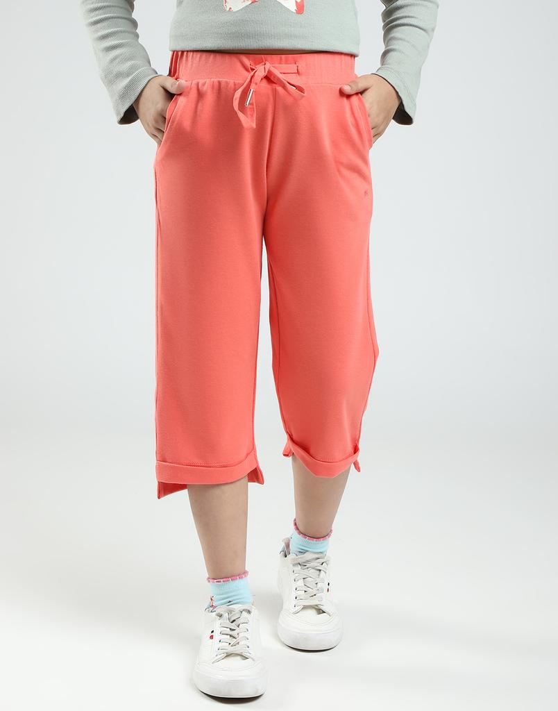 MONTE CARLO Girls Solid Regular Fit Capri