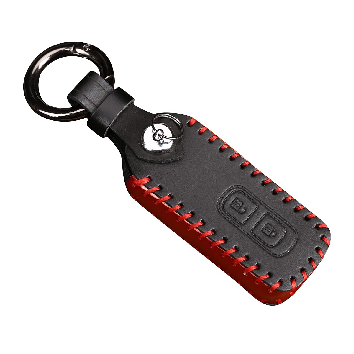 

Ключница Nacalikeey для Honda и кожаный чехол для смарт-ключа Стильный ключ и защита от царапин Honda Keyless N-BOX N-One N-Wagon, Чехол, Обложка, Защита от пятен, Скольжения, чёрный